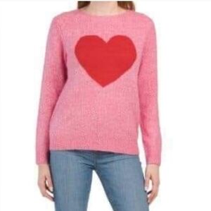 Cupcakes And Cashmere Heart Sweater Valentine's Day